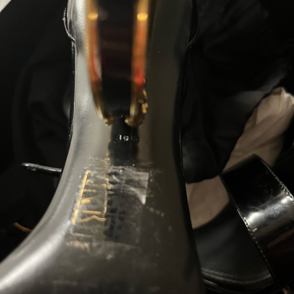 Dolce & Gabbanna 105mm leather barroco heal sandal - Picture 12 of 15